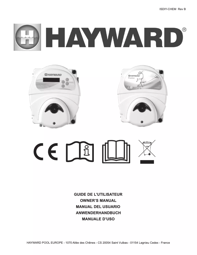 Página 1 del manual Manual de usuario Hayward EZ-Chem