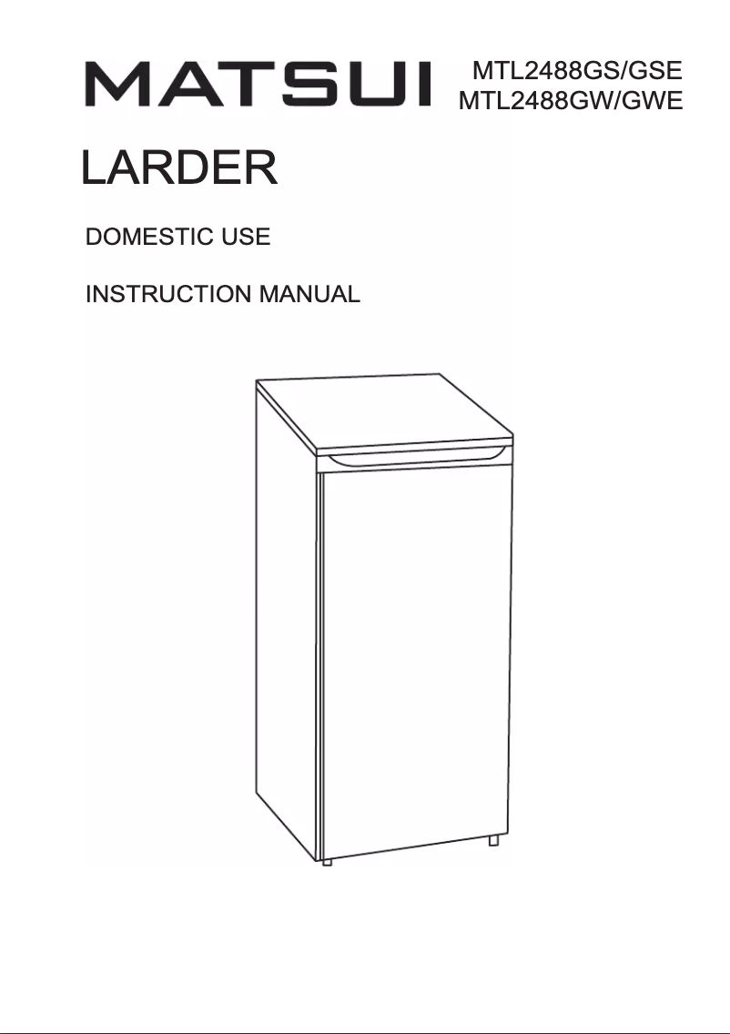 Página nº 1 - Manual de usuario Matsui MTL2488GW