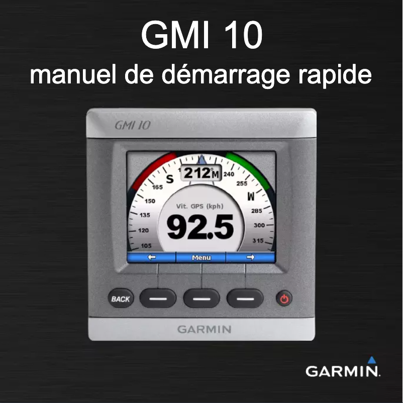 Página nº 1 - Manual de usuario Garmin GMI 10