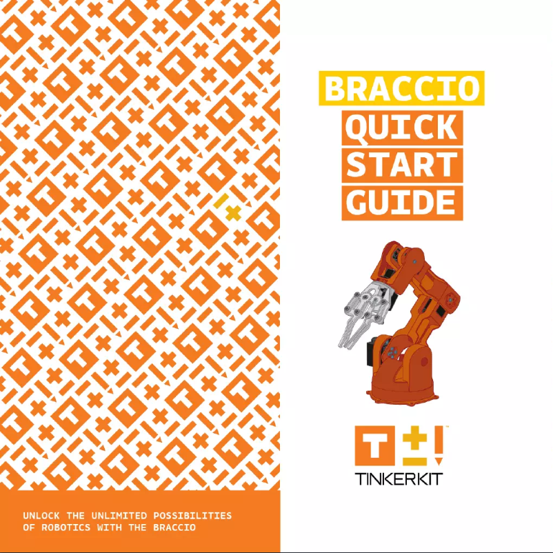 Página 1 del manual Manual de usuario Arduino TinkerKit Braccio