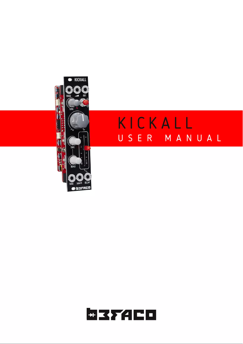 Página nº 1 - Manual de usuario Befaco Kickall