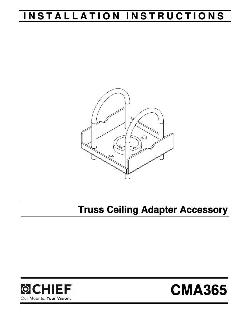 Página nº 1 - Manual de usuario Chief CMA365