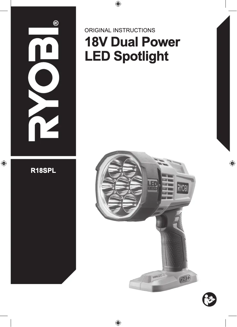 Imagen de la primera página del manual del dispositivo 18V One+ R18SPL