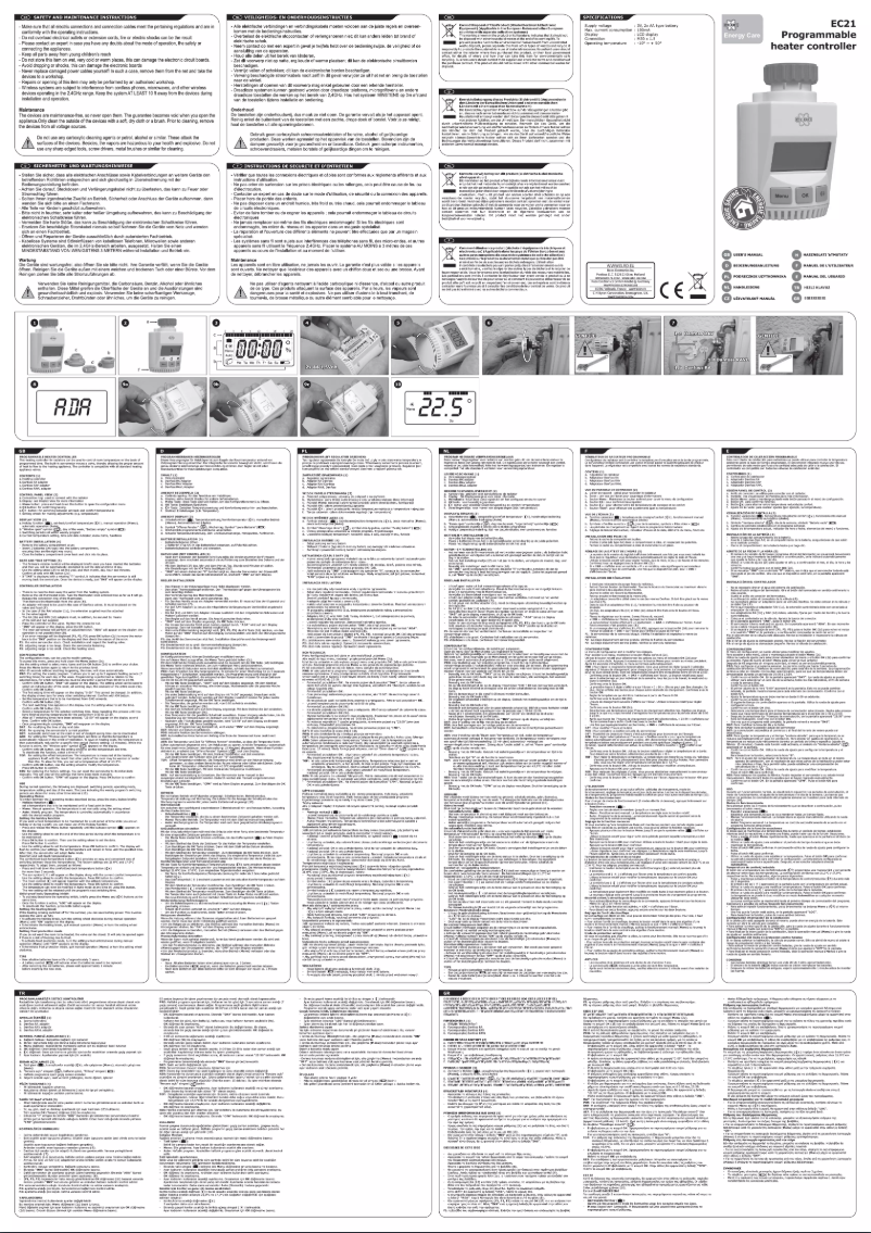 Imagen de la primera página del manual del dispositivo EC21