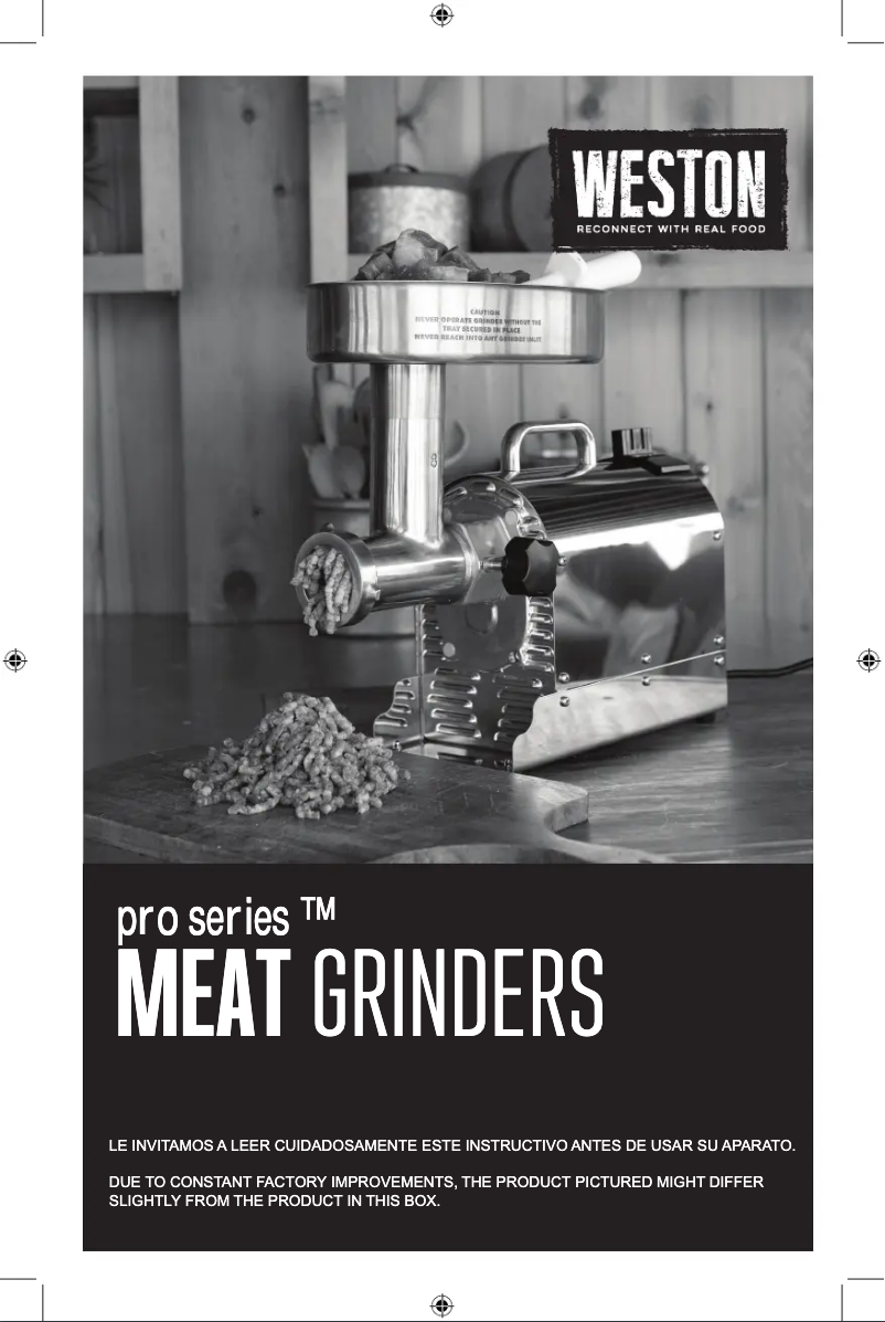 Página 1 del manual Manual de usuario Weston Pro Series 10-0801-W