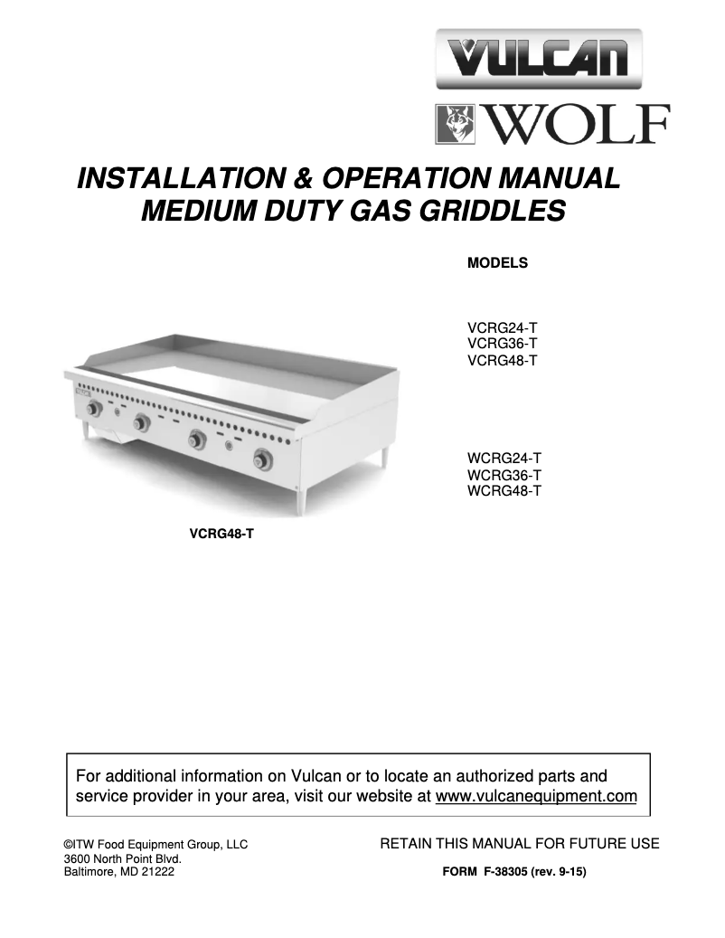 Imagen de la primera página del manual del dispositivo VCRG36-T