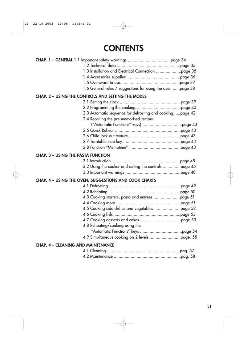 Imagen de la primera página del manual del dispositivo MWO323