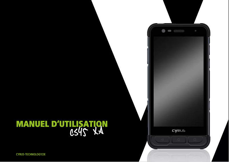 Imagen de la primera página del manual del dispositivo CS45 XA