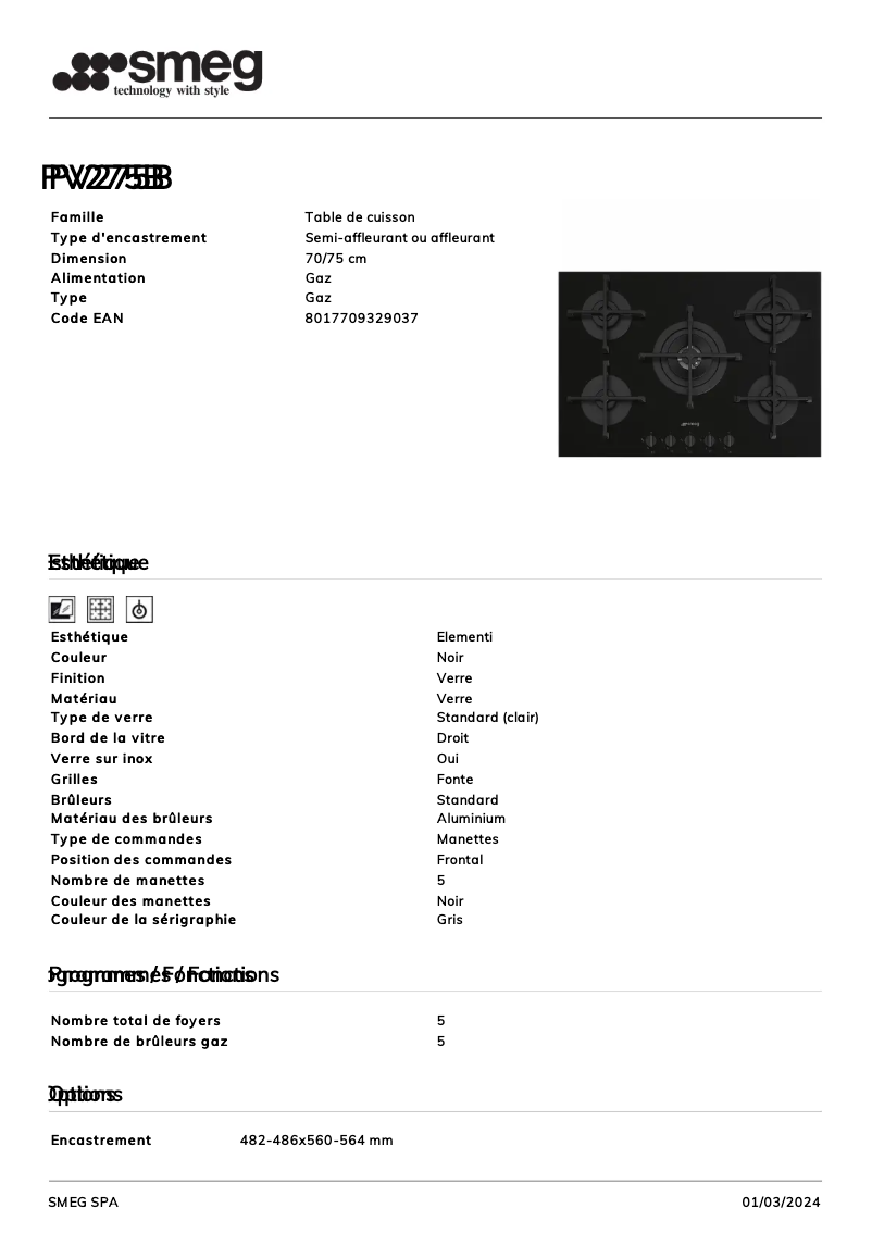 Imagen de la primera página del manual del dispositivo PV275B