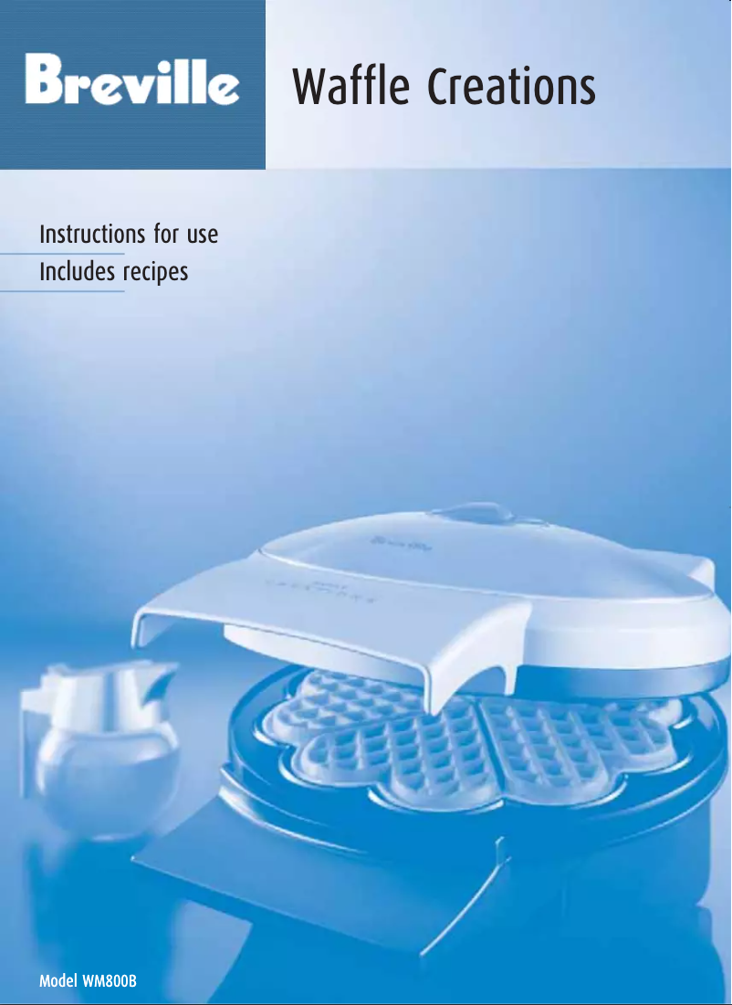 Página 1 del manual Manual de usuario Breville WM800B