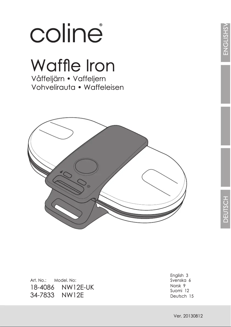 Imagen de la primera página del manual del dispositivo NW12E