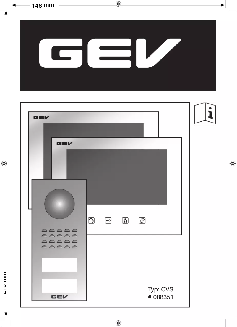 Página 1 del manual Manual de usuario GEV CVS 88351