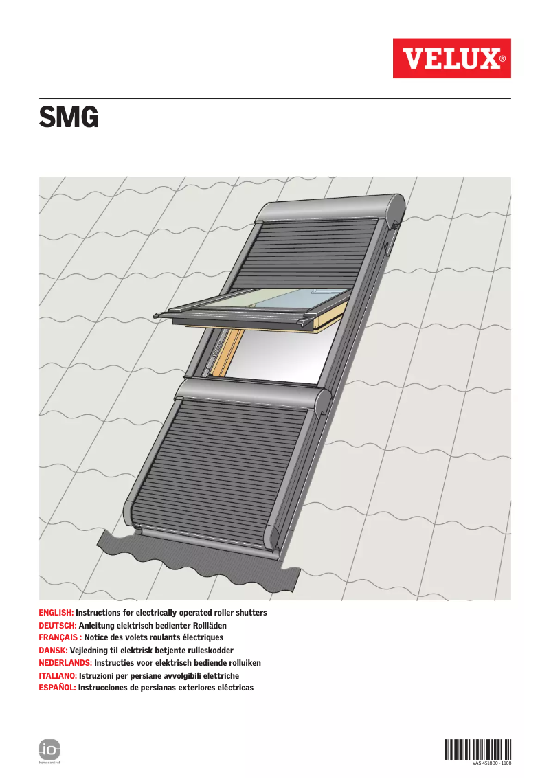 Imagen de la primera página del manual del dispositivo SMG