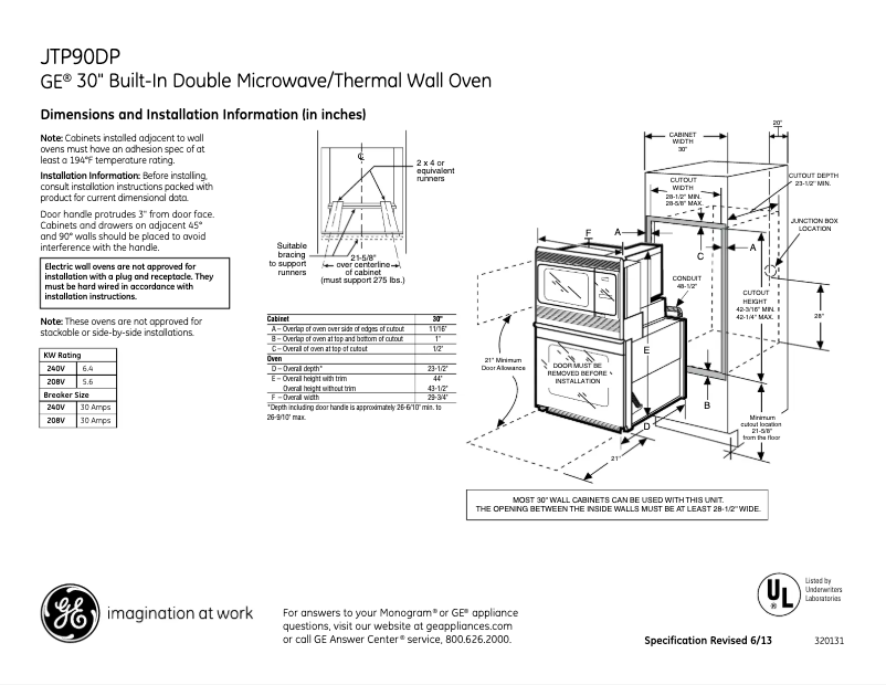 Imagen de la primera página del manual del dispositivo JTP90DPCC