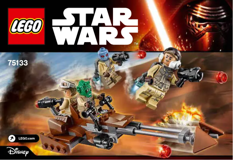 Página 1 del manual Manual de usuario Lego Star Wars 75133