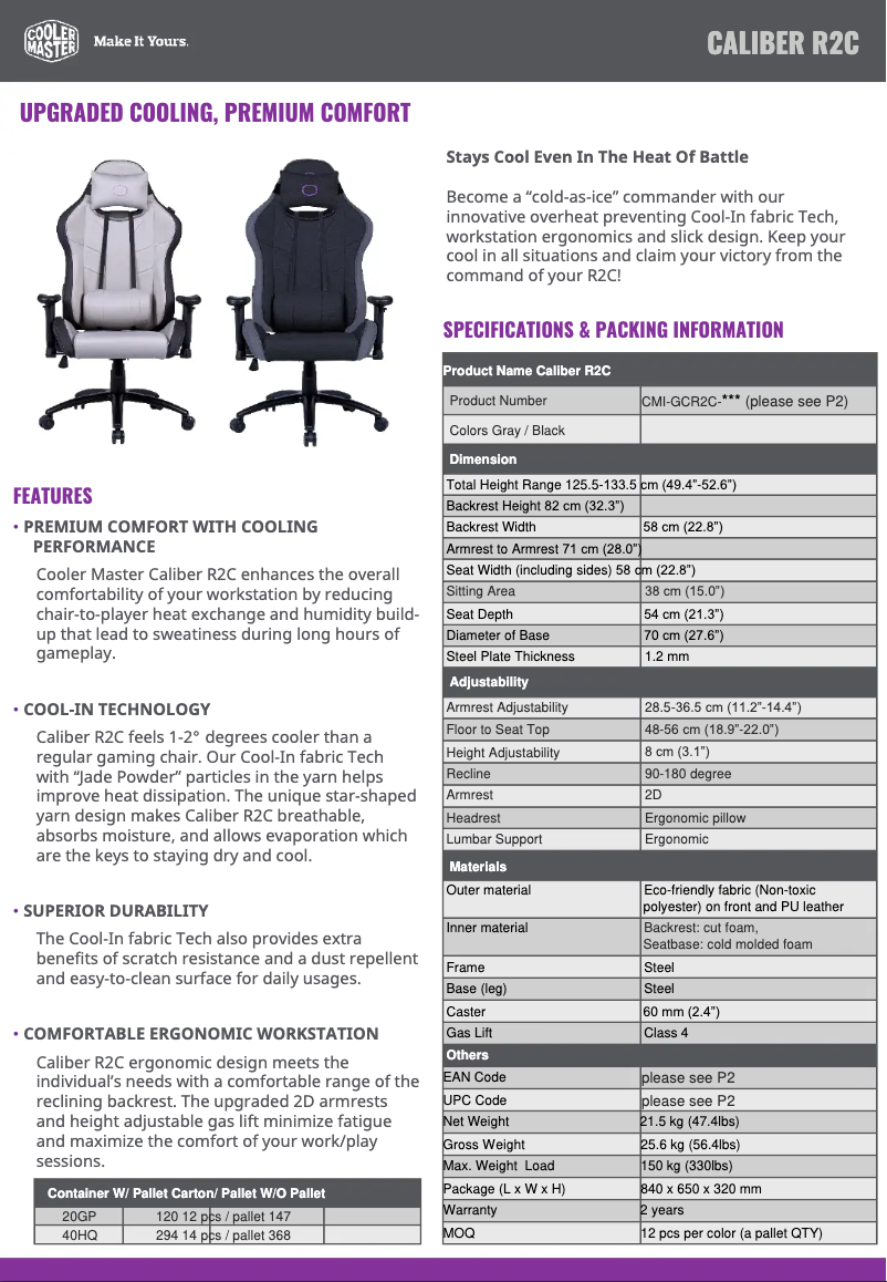 Página nº 1 - Manual de usuario Cooler Master Caliber R2C