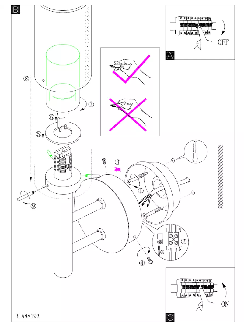 Imagen de la primera página del manual del dispositivo Palermo
