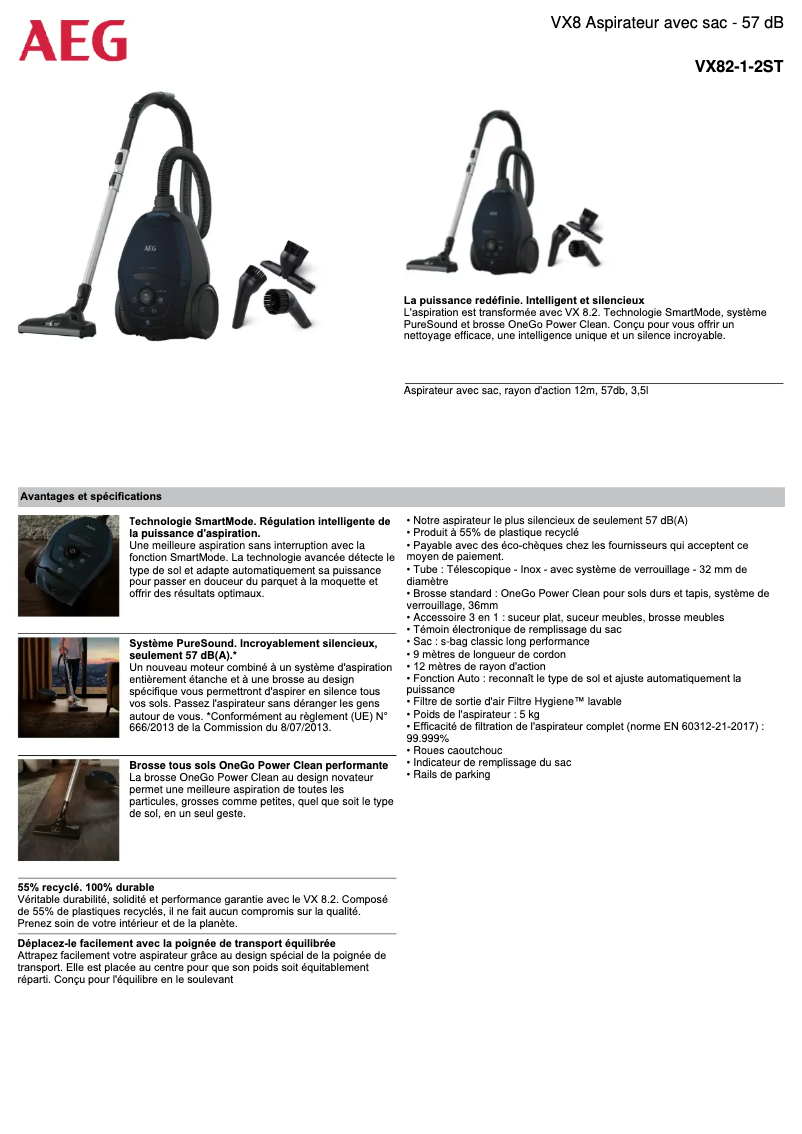 Imagen de la primera página del manual del dispositivo VX82-1-2ST