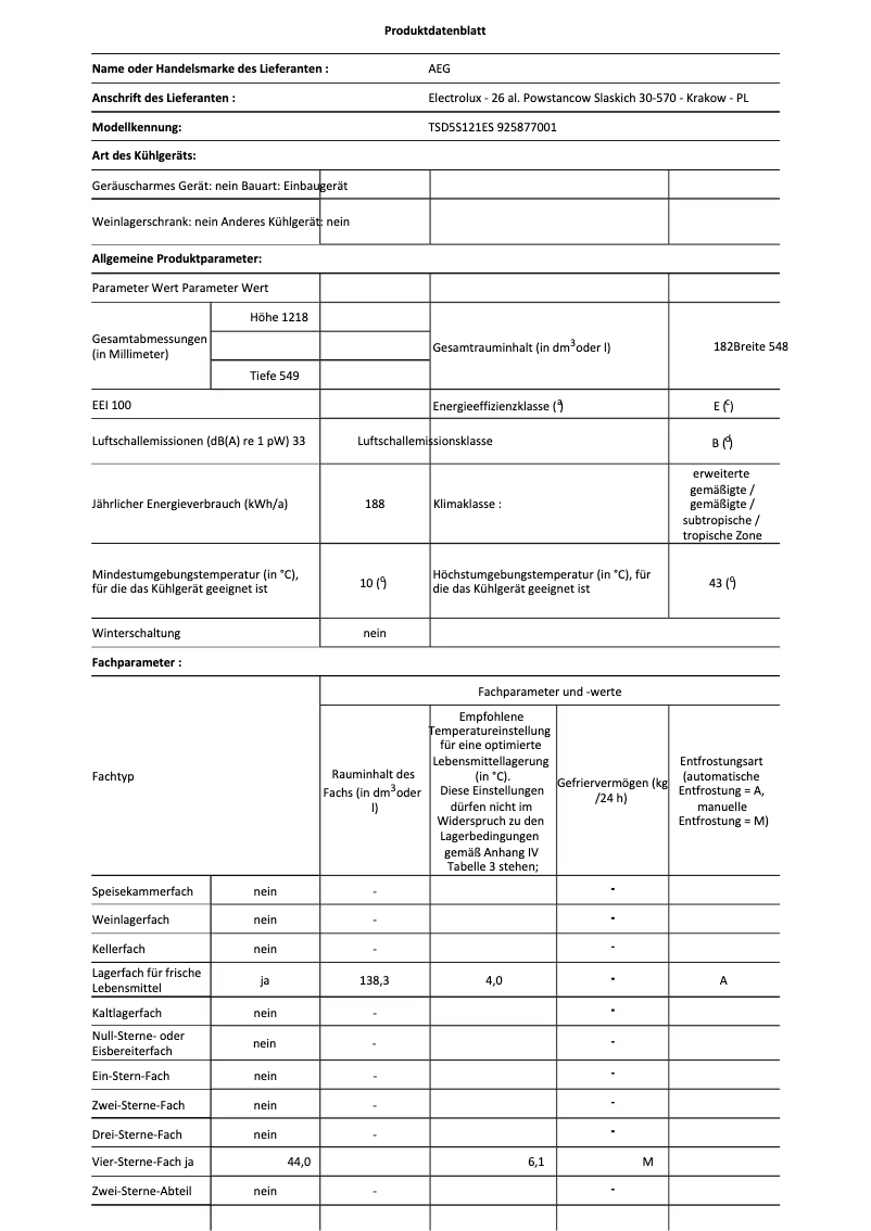 Imagen de la primera página del manual del dispositivo TSD5S121ES