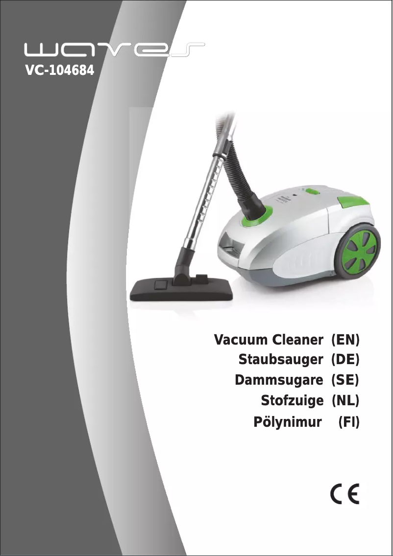 Imagen de la primera página del manual del dispositivo VC-104684