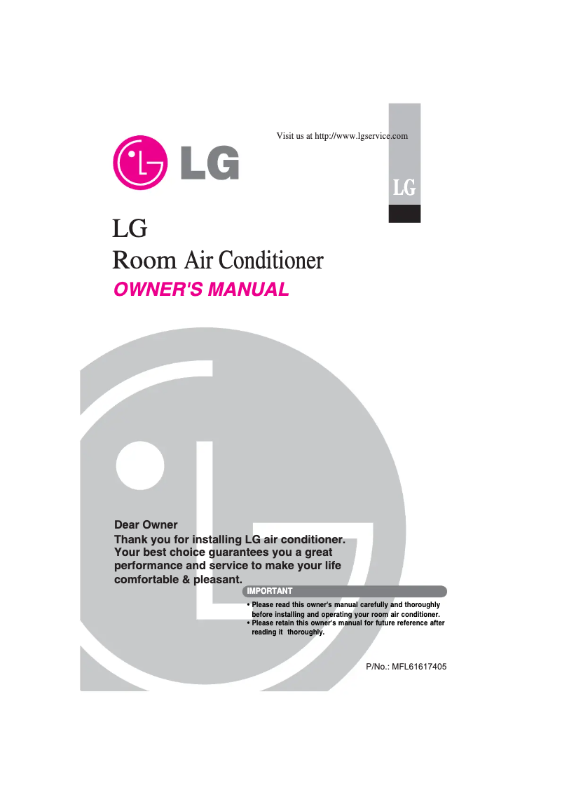 Página 1 del manual Manual de usuario LG HSNC096B8M4