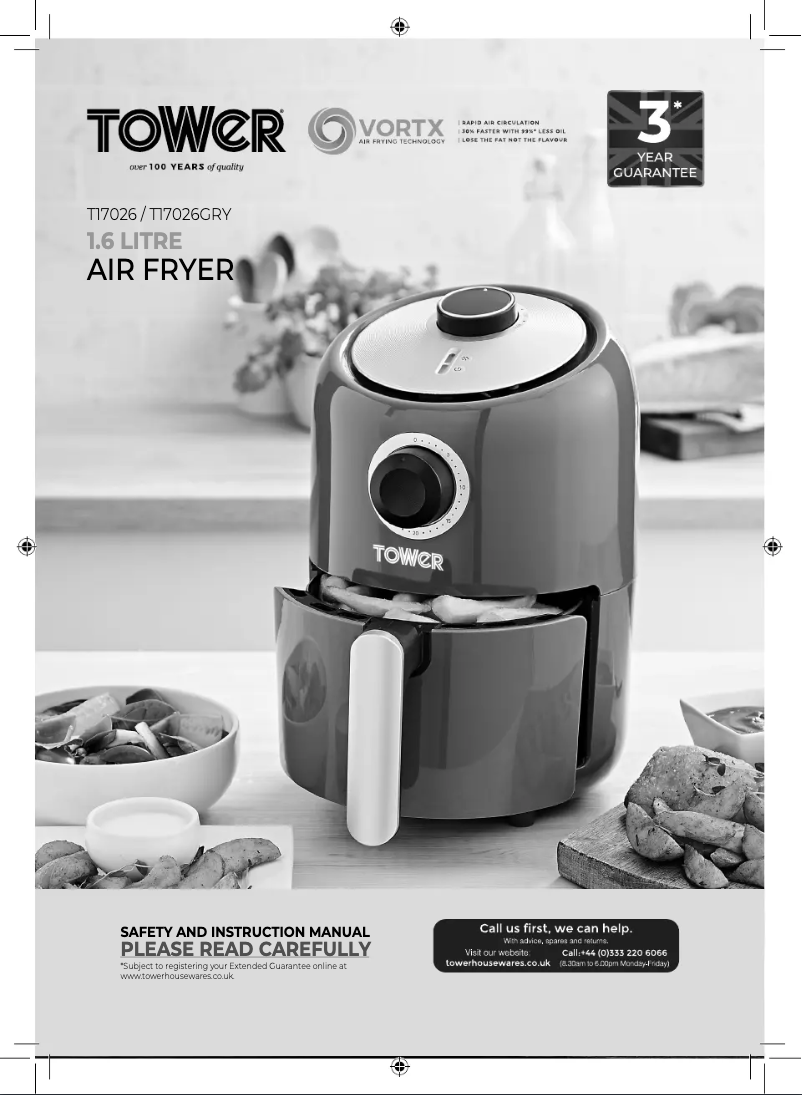 Página 1 del manual Manual de usuario Tower Vortx T17126