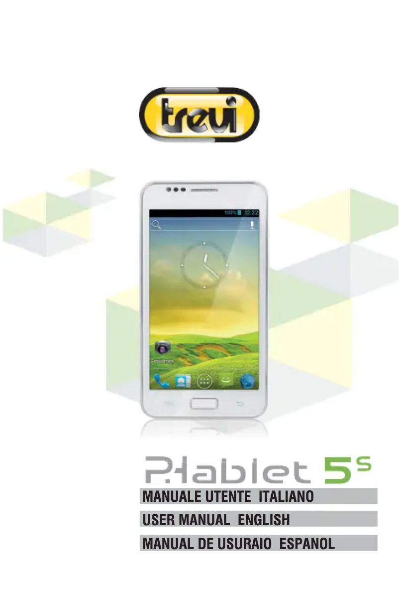 Página 1 del manual Manual de usuario Trevi Phablet 5S