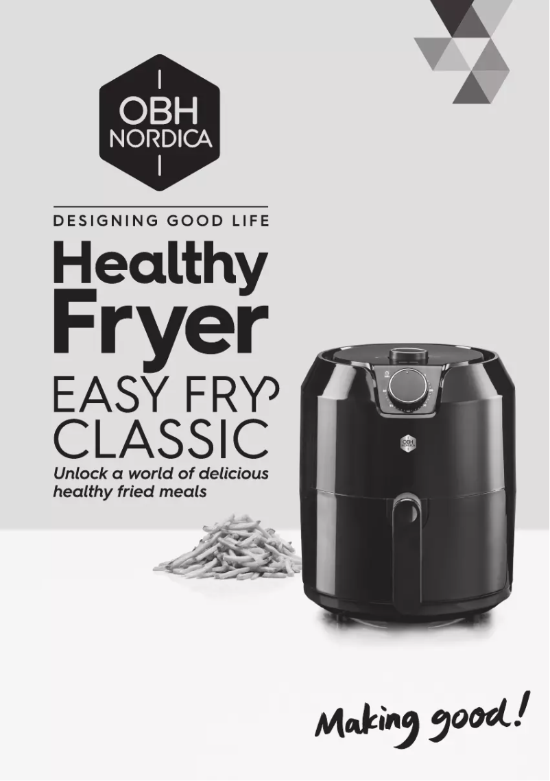 Página nº 1 - Manual de usuario OBH Nordica Easy Fry Classic AG2018