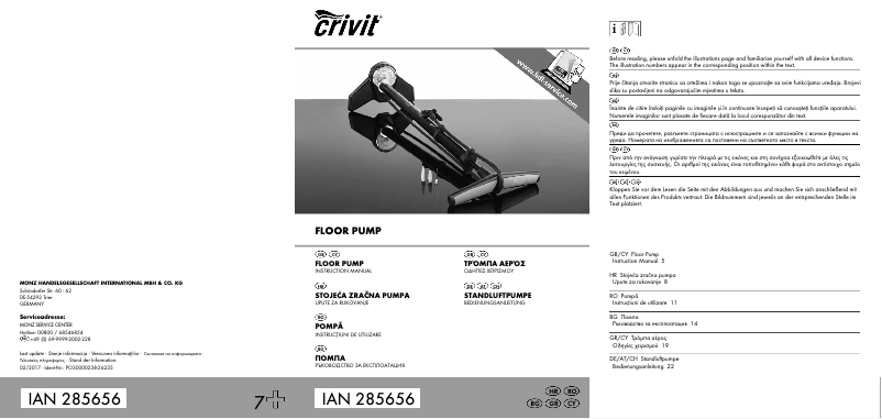 Página 1 del manual Manual de usuario Crivit IAN 285656