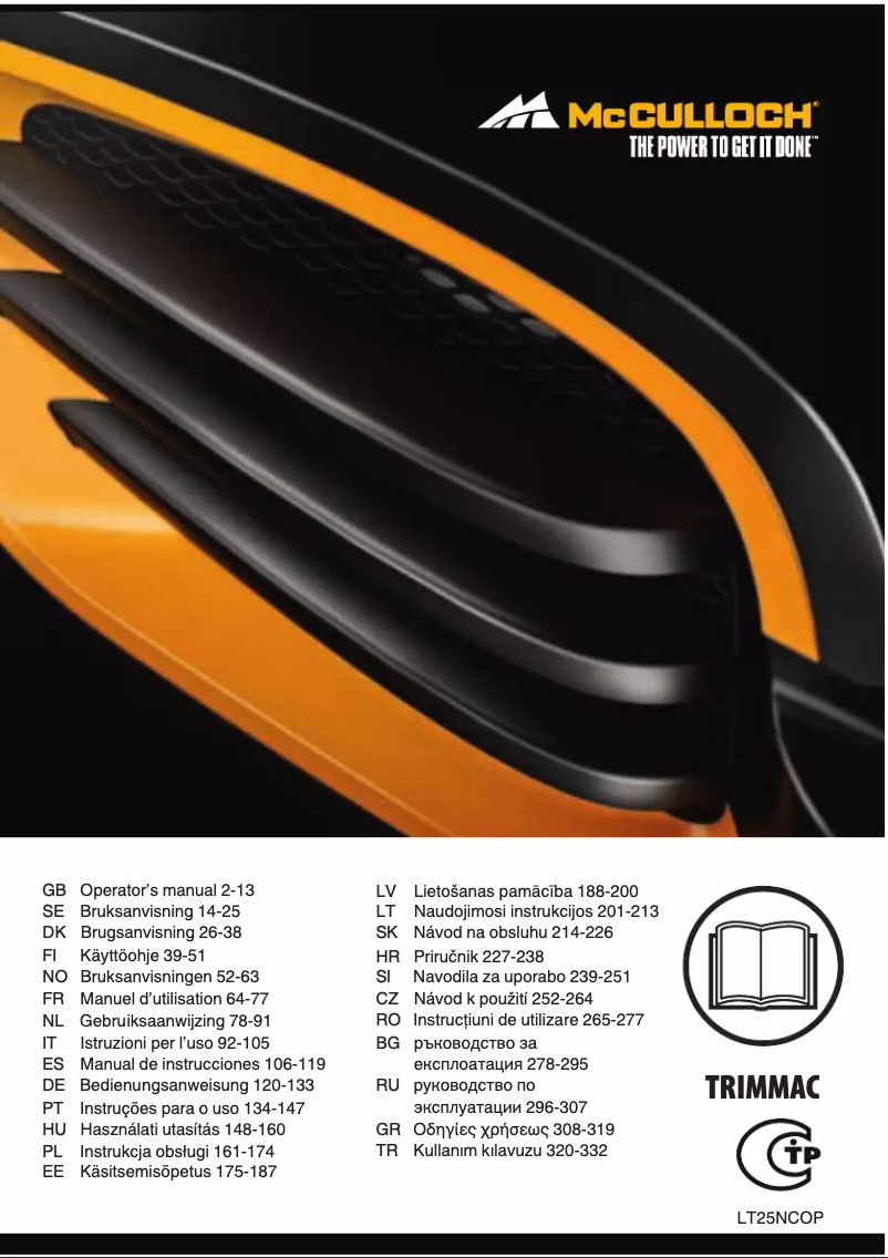 Página 1 del manual Manual de usuario McCulloch Trimmac