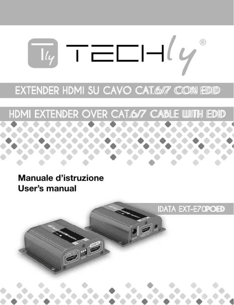 Página 1 del manual Manual de usuario Techly IDATA EXT-E70POED