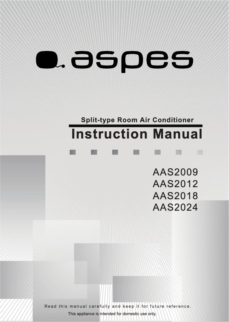 Imagen de la primera página del manual del dispositivo AAS2024