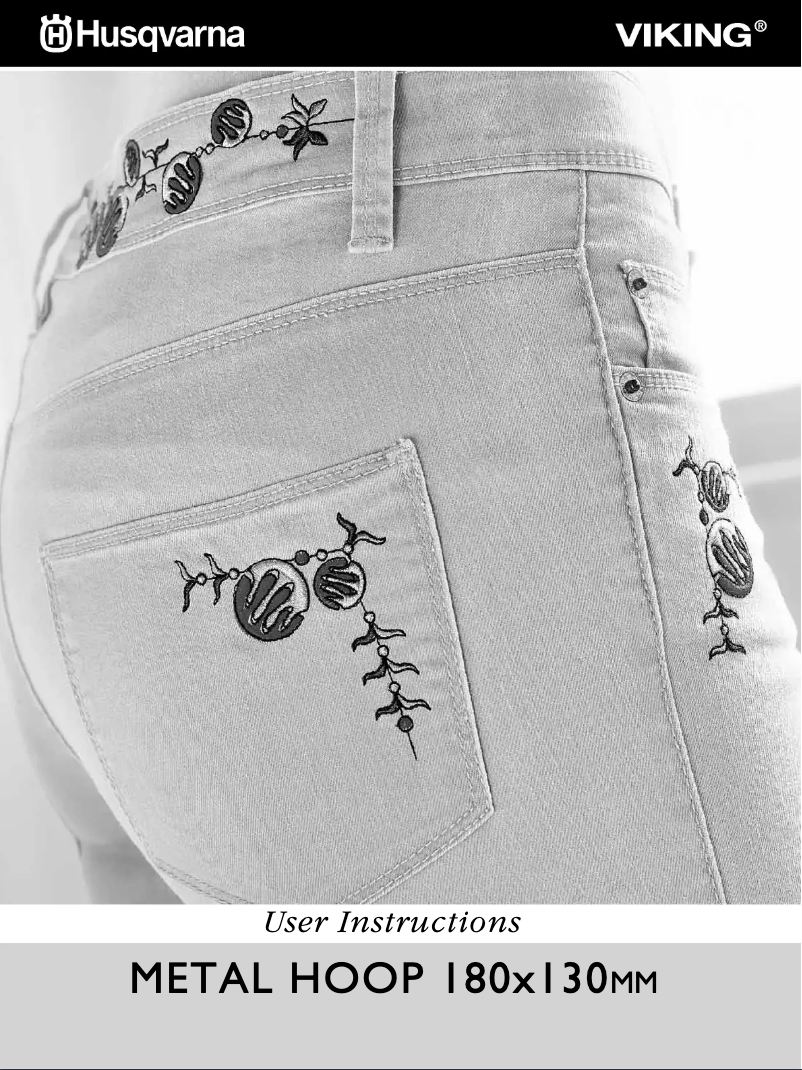 Página 1 del manual Manual de usuario Husqvarna-Viking Metal Hoop 180-130mm