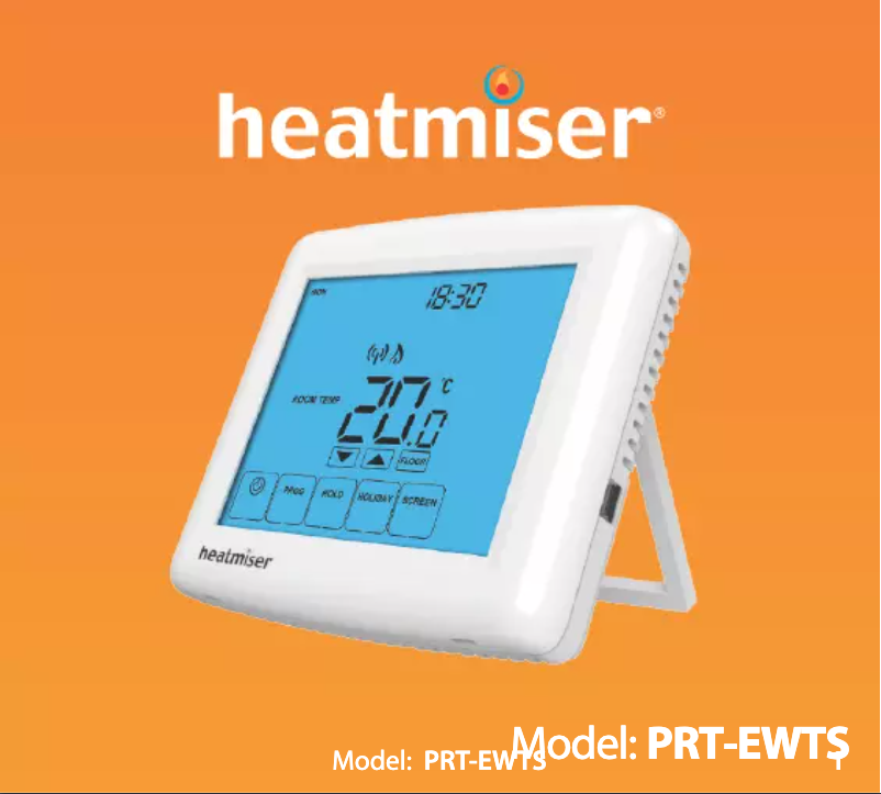 Página nº 1 - Manual de usuario Heatmiser PRT-EWTS