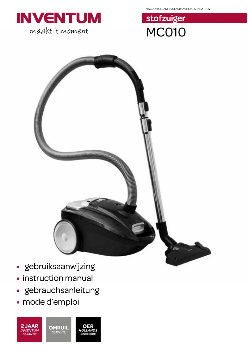 Página 1 del manual Manual de usuario Inventum MC010