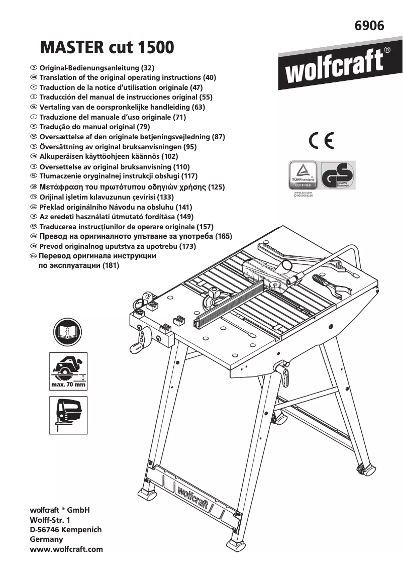 Imagen de la primera página del manual del dispositivo 6906612