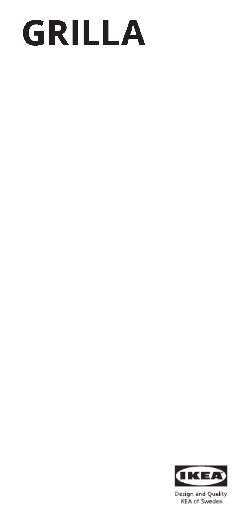 Imagen de la primera página del manual del dispositivo GRILLA 500.550.85