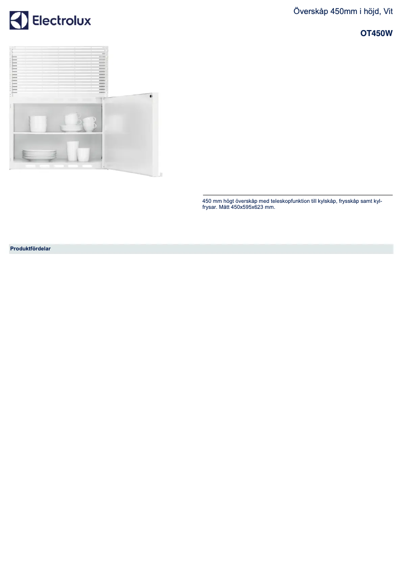 Imagen de la primera página del manual del dispositivo OT450W