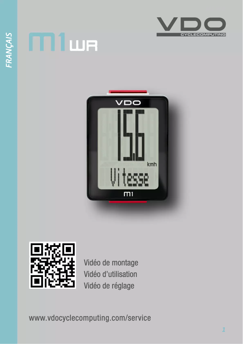 Imagen de la primera página del manual del dispositivo M1 WR