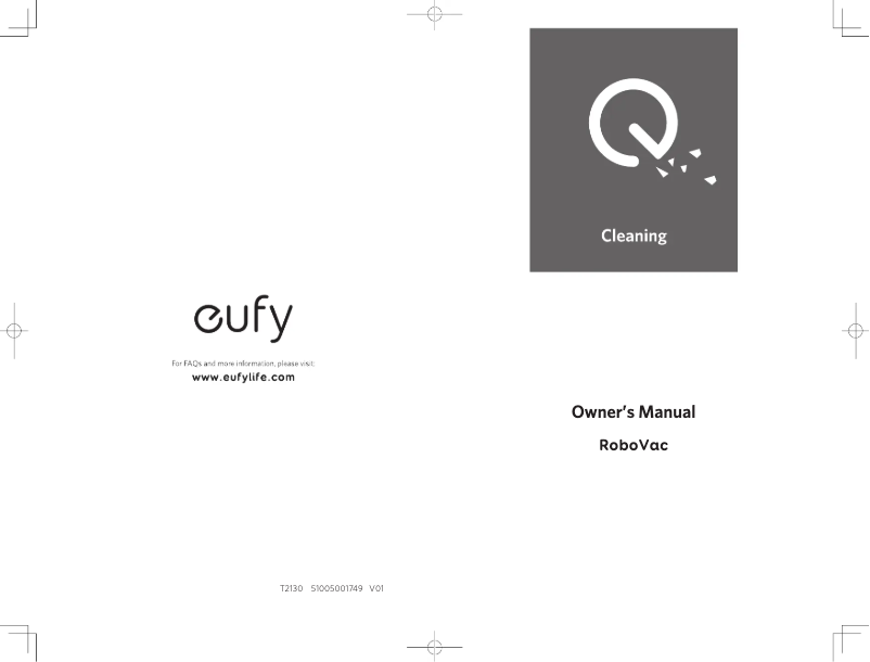 Página 1 del manual Manual de usuario Eufy RoboVac 30C 