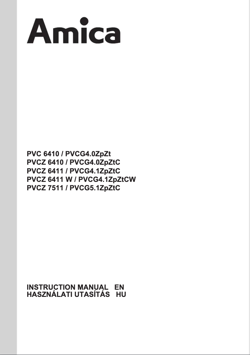Imagen de la primera página del manual del dispositivo PVCZ6410
