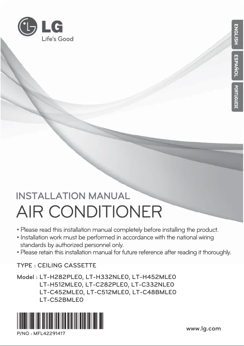 Imagen de la primera página del manual del dispositivo LTUC512MLE0