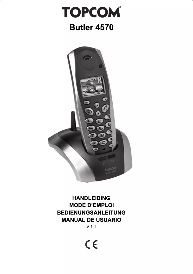 Imagen de la primera página del manual del dispositivo Butler 4570