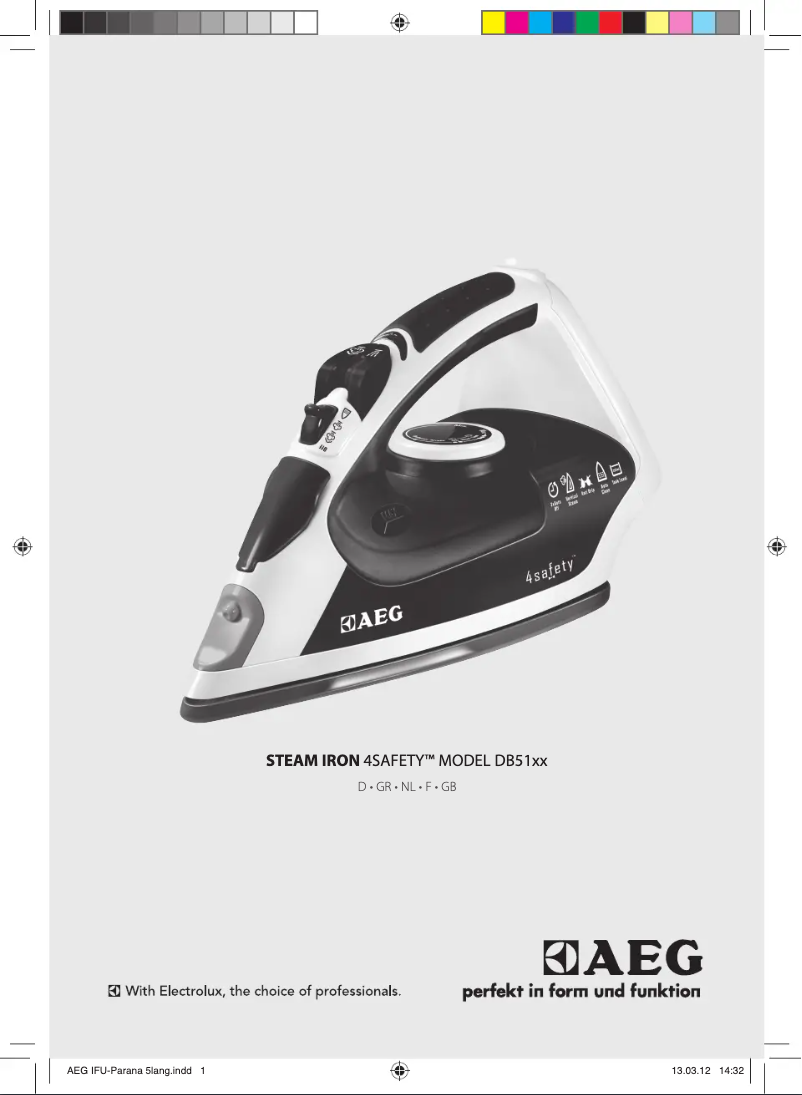 Imagen de la primera página del manual del dispositivo DB5110MO-U