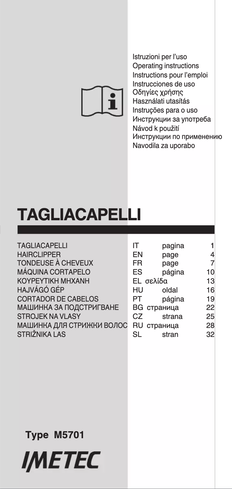 Página 1 del manual Manual de usuario Imetec HC9 100