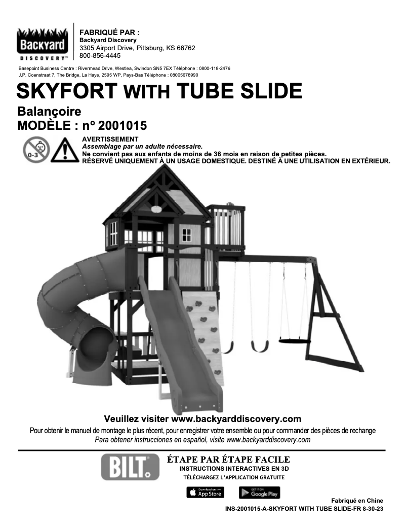 Imagen de la primera página del manual del dispositivo Skyfort II