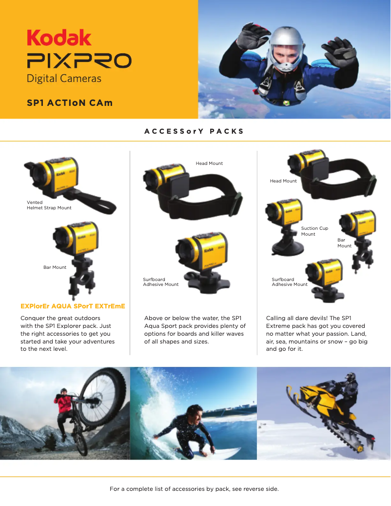 Imagen de la primera página del manual del dispositivo Pixpro SP1