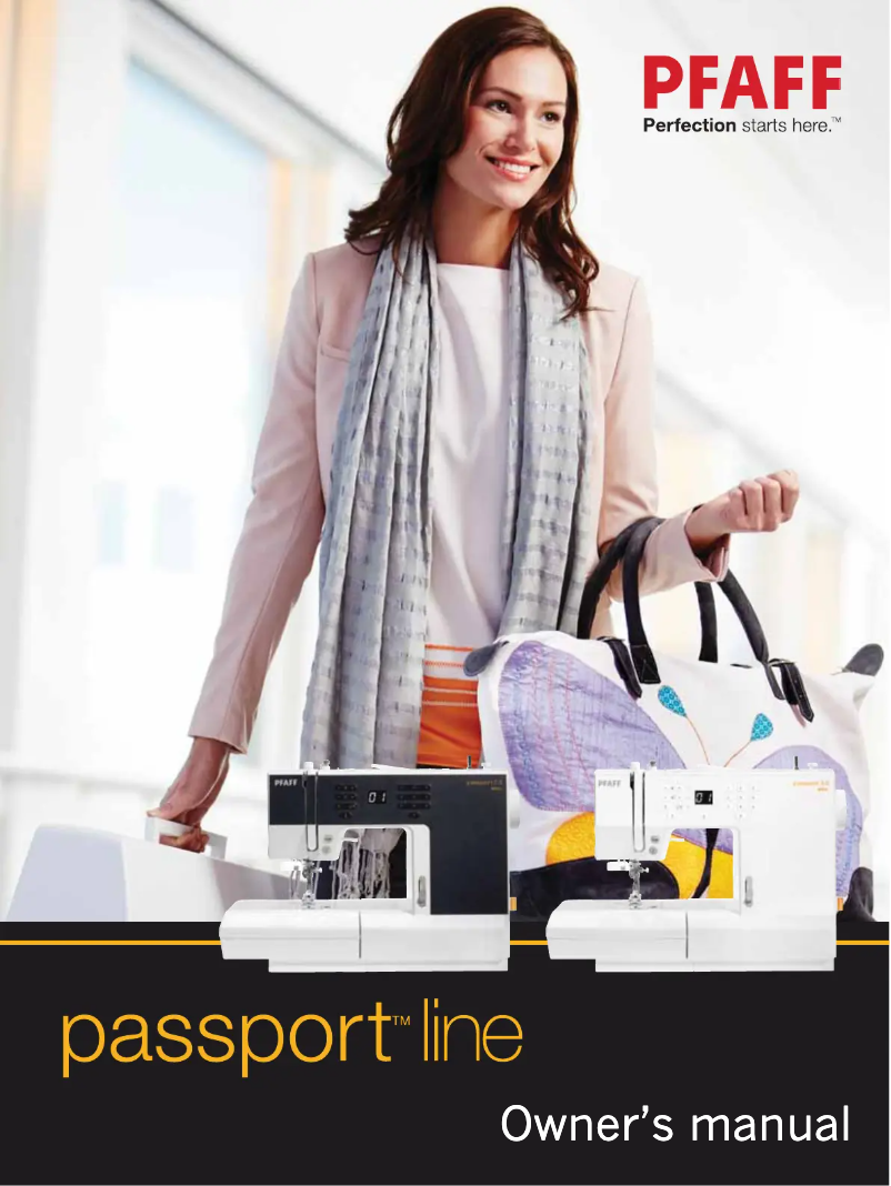 Página 1 del manual Manual de usuario Pfaff Passport Line
