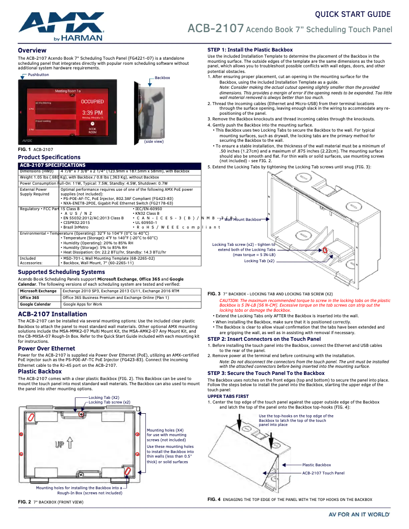Imagen de la primera página del manual del dispositivo Acendo Book ACB-2107