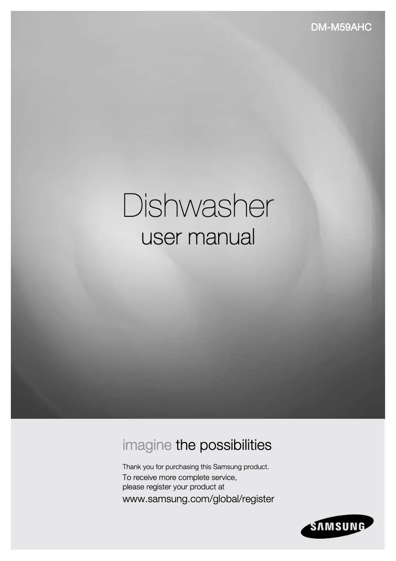 Imagen de la primera página del manual del dispositivo DM-M59AHC